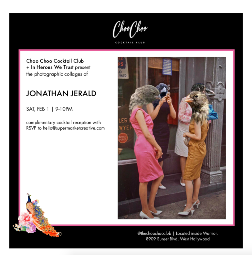 IHWT + Choo Choo Cocktail Club present Jonathan Jerald Saturday, February 1st