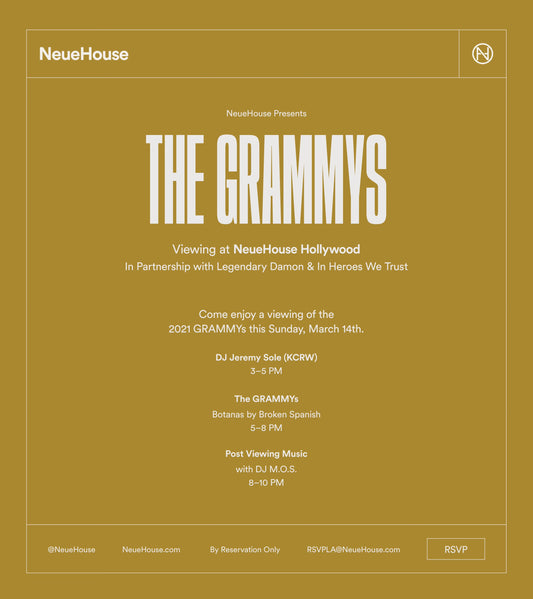 Neue House x IHWT x Legendary Damon Grammys Party March 2021