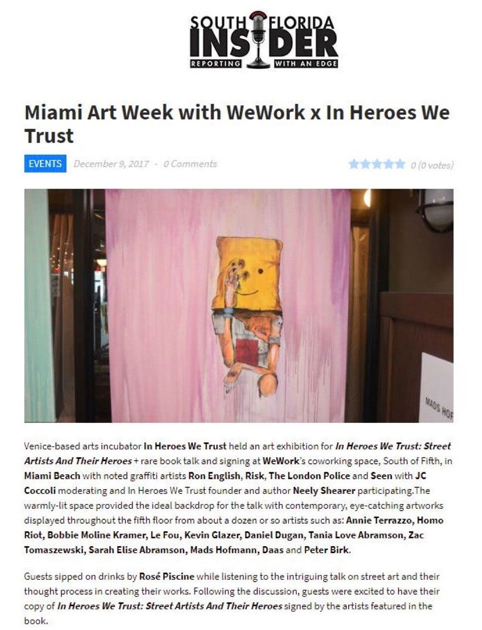 IHWT x WeWork Art Basel Miami
