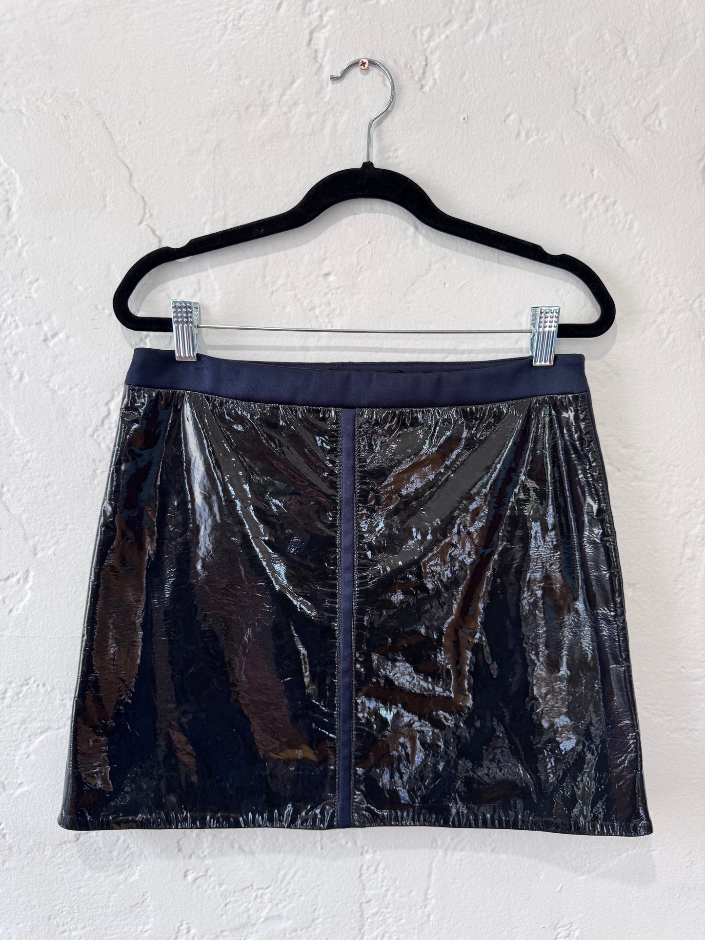 Versace Patent Leather Mini Skirt