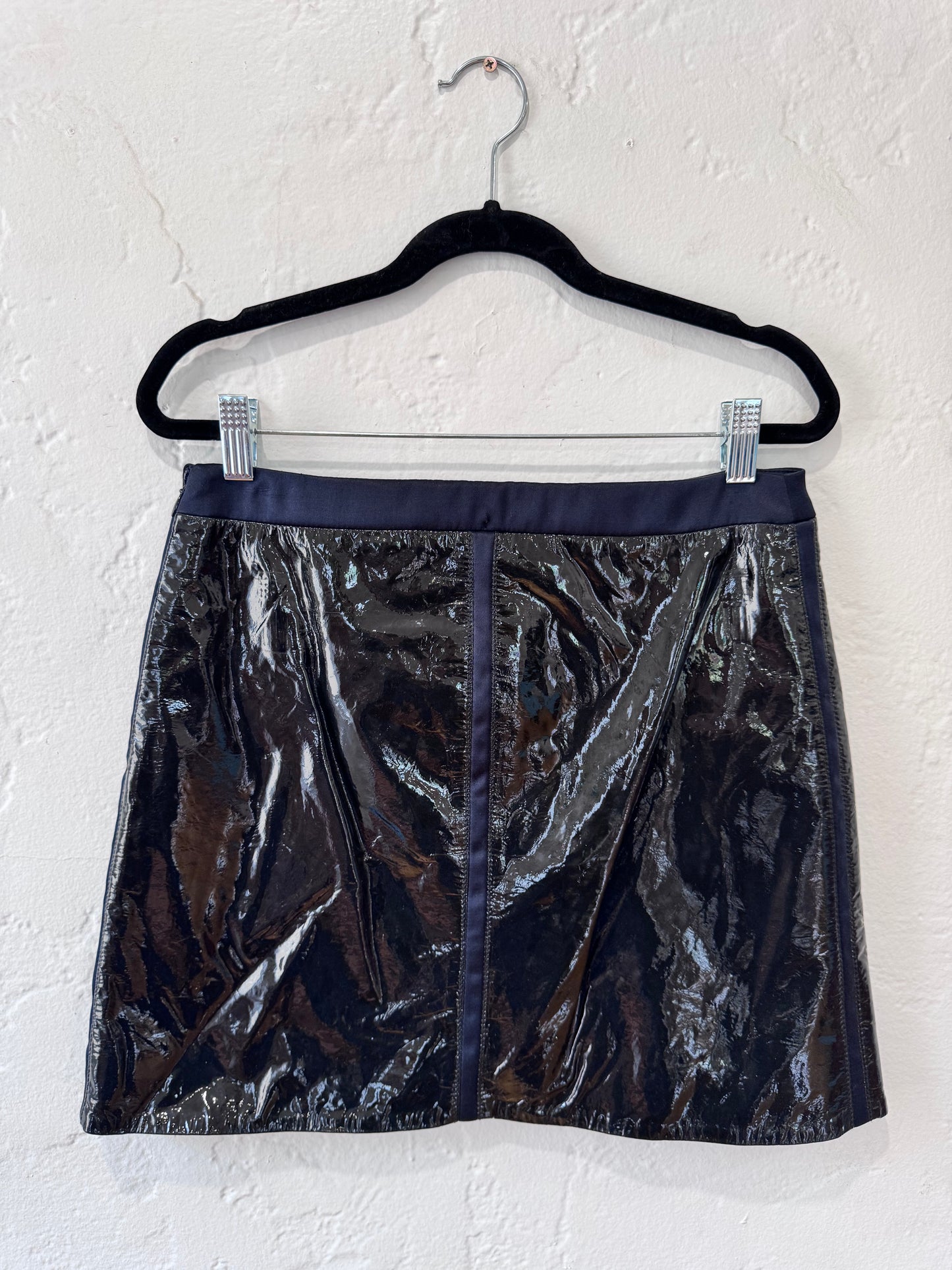 Versace Patent Leather Mini Skirt