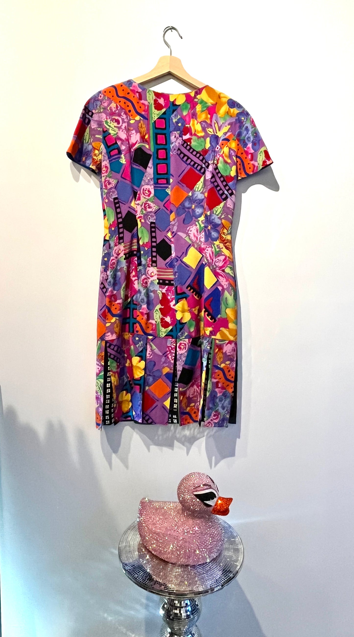 Psychedelic Print Dress