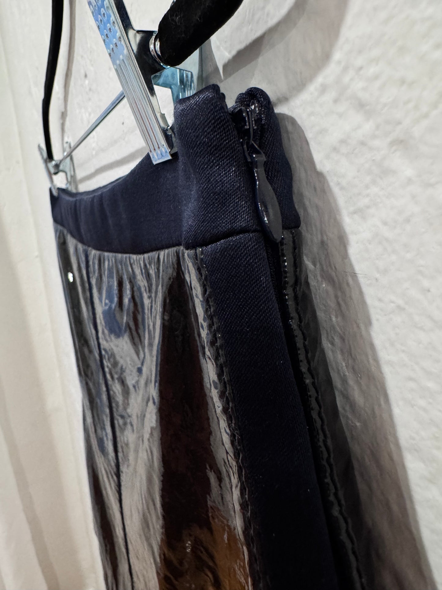 Versace Patent Leather Mini Skirt