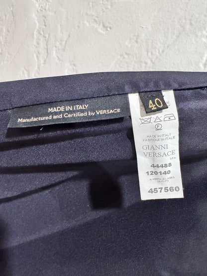 Versace Patent Leather Mini Skirt