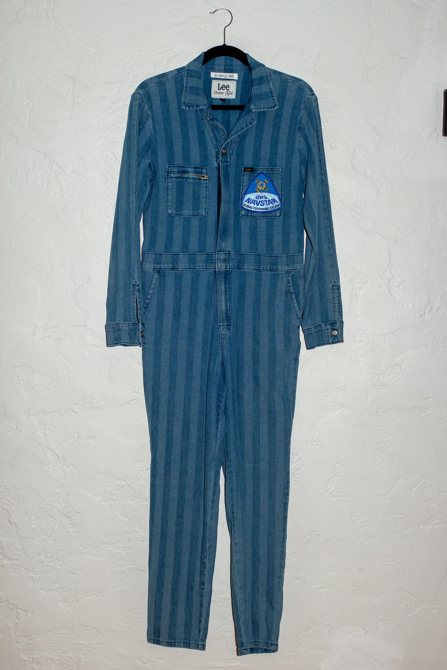 Lee Denim Striped Jumpsuit