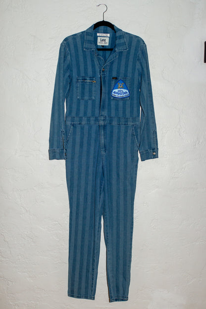 Lee Denim Striped Jumpsuit