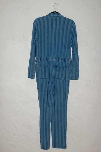 Lee Denim Striped Jumpsuit