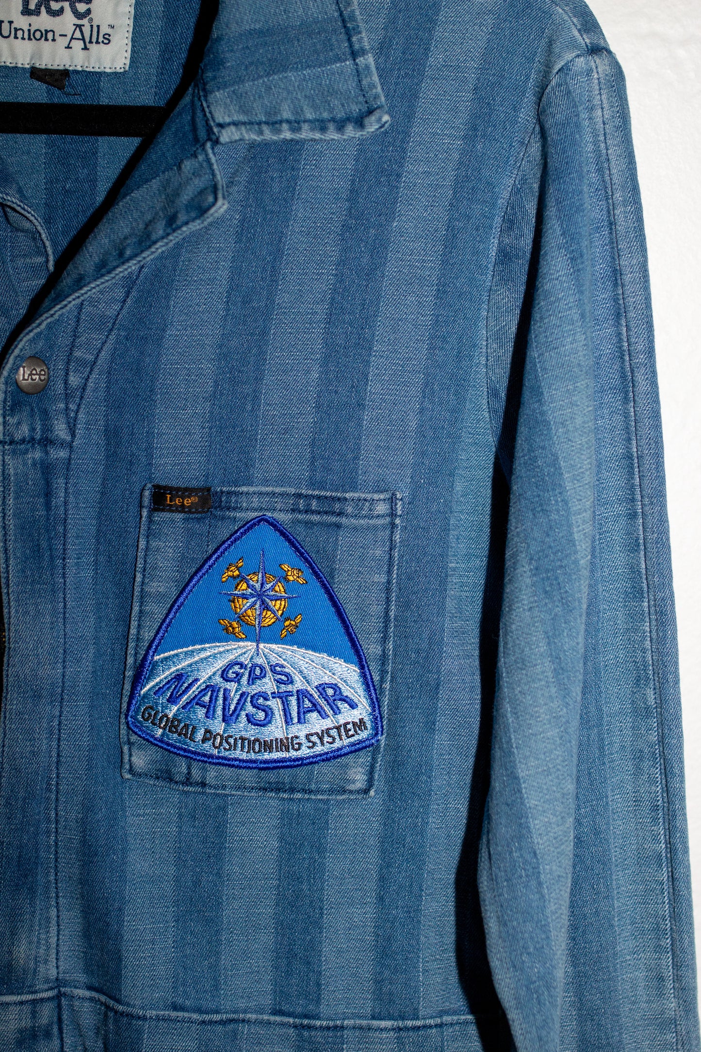 Lee Denim Striped Jumpsuit